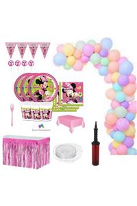 İzmir Partystore Minnie Mouse 16 Kişilik Doğum Günü Parti Seti Izmir Party Store