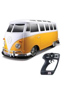 Maisto Tech Maisto 1:10 Volkswagen Van Samba Uzaktan Kumandalı Araba Sarı