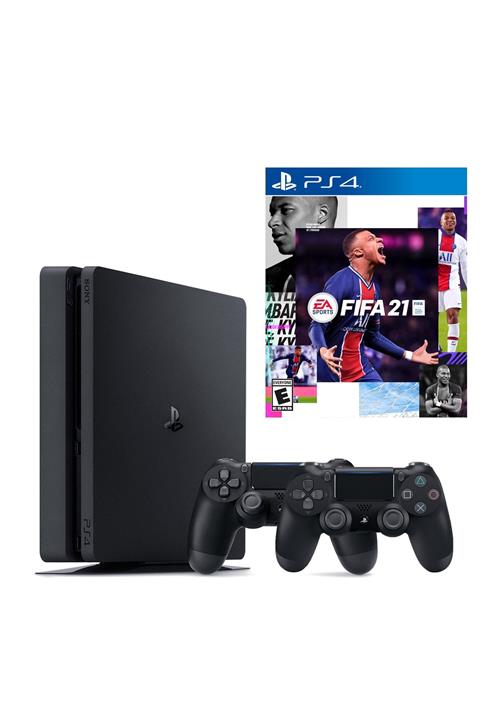 Sony Playstation 4 Slim 500 GB + 2. PS4 Kol + PS4 Fifa 2021
