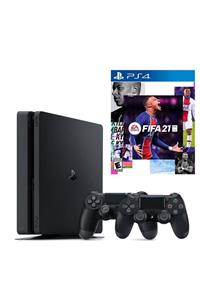 Sony Playstation 4 Slim 500 GB + 2. PS4 Kol + PS4 Fifa 2021