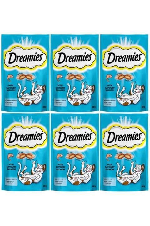 Dreamies Somonlu Kedi Ödül Maması 6x60gr