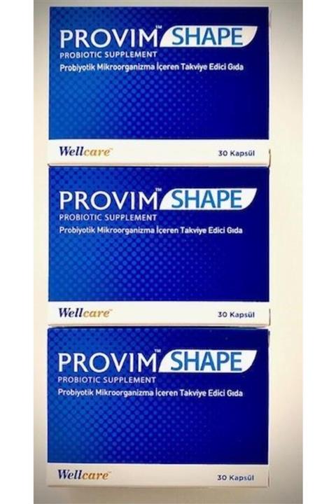Wellcare Provim Shape Probiyotik 30 Kapsül*3 Adet