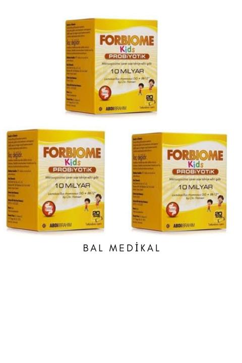 Forbiome Kids 10 Milyar Probiyotik 20 Saşe 3'lü