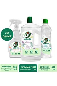 Cif Bebek Yüzey Temizleyici Sprey 500ml+yüzey Temizleyici 1000ml+emzik Ve Biberon Temizleyici 400ml