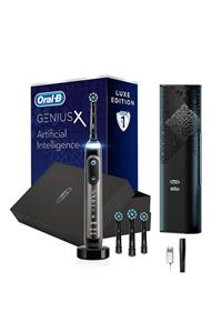 OralB Genius X AI Luxury Antrasit Şarj Edilebilir Diş Fırçası (Seyahat Kabı Hediyeli)