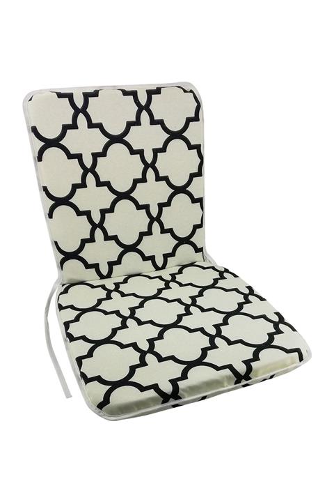 Tedarikcenter 4 Adet Arkalıklı Sandalye Minderi - Morocco