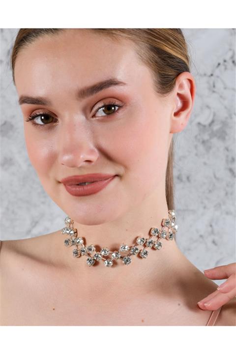Furtek Aksesuar Taşlı Choker