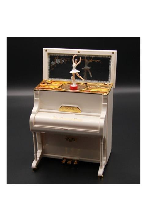 Hediye Sahibi Dans Eden Balerinli Piyano Müzik Ve Takı Kutusu