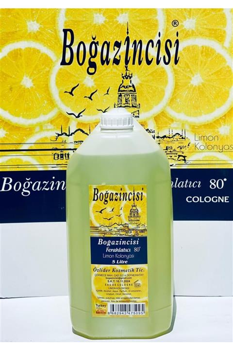 Boğaz İncisi 5 Lt Limon Kolonyası Ferahlığı Hisset..