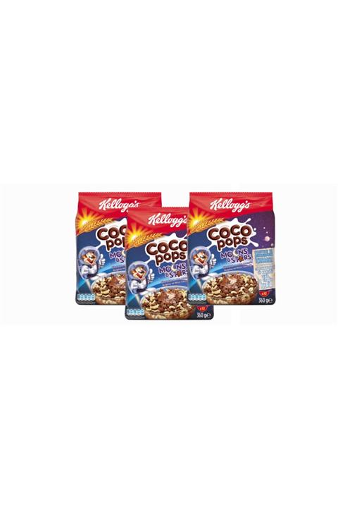 Kellogg's Kellogg’s Coco Pops Moons & Stars 360 Gr _ 3lü Paket