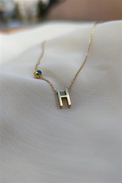 BUNNY Çelik Harf Kolye - H