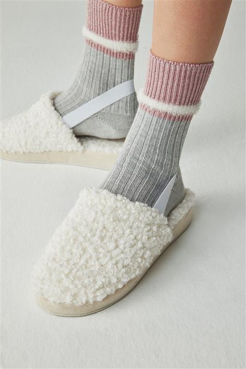 Penti Ekru Soft Fuzzy Tape Terlik