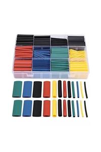 Placity Makaron Set Isı Ile Daralan Kablo Seti 530 Adet 8 Boy 5 Renk Kutulu