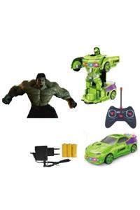 LRS STORE Uzaktan Kumandalı Robot Olan Araba Hulk Avangers Işıklı Müzikli Ve Şarjlı Yüksek Kalite