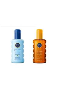 Nivea Sun Güneş Sonrası Sprey Ve Karoten Güneş Yağı 200 Ml 2li Paket