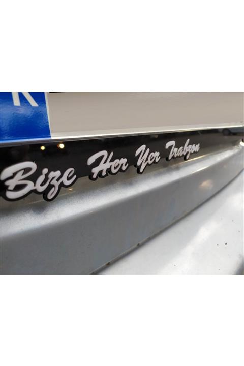 Great Master Bize Her Yer Trabzon Trabzonspor Armalı Plakalık Takım 2'li Set