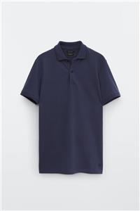 Massimo Dutti Erkek %100 Pamuklu Kısa Kollu Polo T-Shirt 00709273