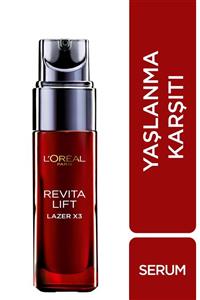 L'Oreal Paris Revitalift Lazer X3 Yoğun Yaşlanma Karşıtı Bakım Serumu 30 ml