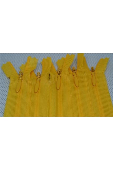 Kırlent dünyası 40cm Sarı 50 Li Pakette Birinci Kalite Gizli Fermuar