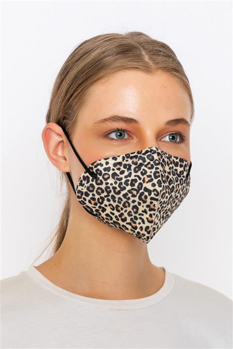 METKON Ffp2 Leopar Desenli 10 Adet Maske