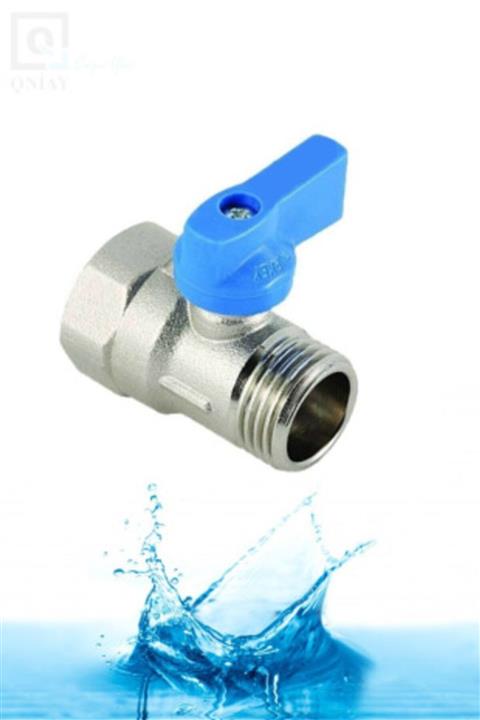 QNİAY Mini Krom 1/2 Küresel Aç Kapa Vana