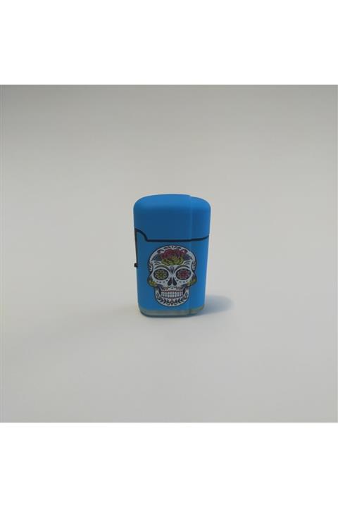 Pambık İşler Kuru Kafalı Mavi Çift Pürmüzlü Çakmak