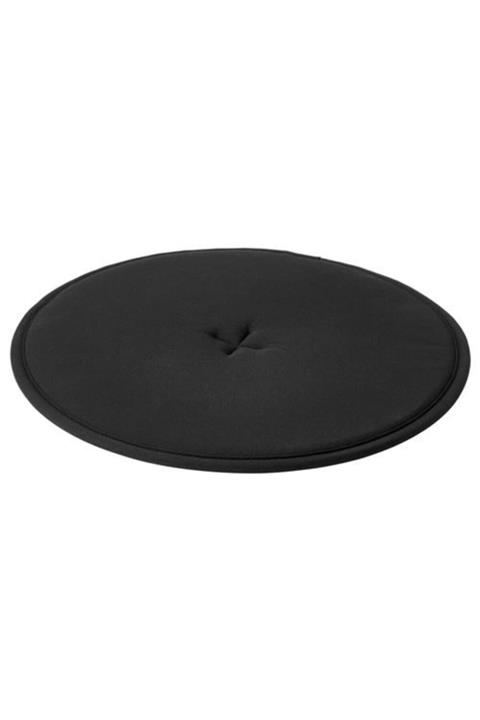 IKEA Siyah Renk Yuvarlak Sandalye-tabure Minderi Meridyendukkan 36 Cm-kaymaz Taban-pamuklu