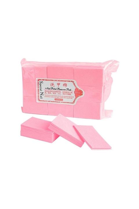 alaraycosmetics 1000'li Paket Tüysüz Ped Protez Tırnak Kalıcı Oje Cleanser Silmek Için Tüy Bırakmayan Lifsiz Bez