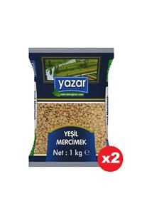 YAZAR Yeşil Mercimek 1 Kg X 2 Paket