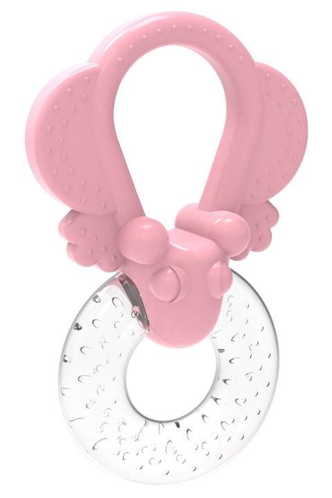 Babysoft Kurbağa Figürlü Tutacaklı Sulu Diş Kaşıyıcı Pembe Kız / Erkek