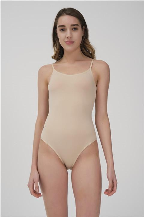 BAYKAR Kadın Ten Rengi Ince Askılı Çıtçıtlı Atlet 3'lü Set 6634