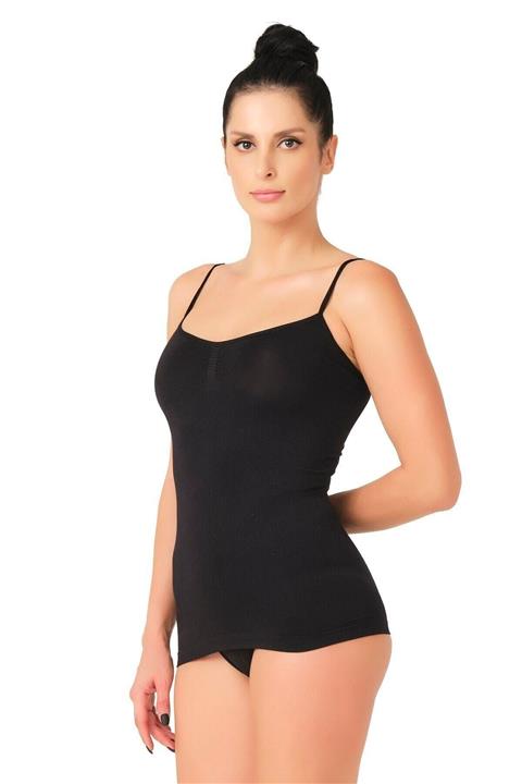 Emay Seamless Ip Askılı Toparlayıcı Atlet 5011 Siyah