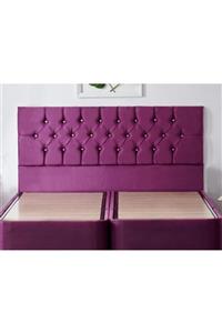 Niron Yatak Niron Violet Çift Kişilik Yatak Başlığı - 150 Cm Mor Kumaş Başlık - Baza Ve Karyola Başlığı
