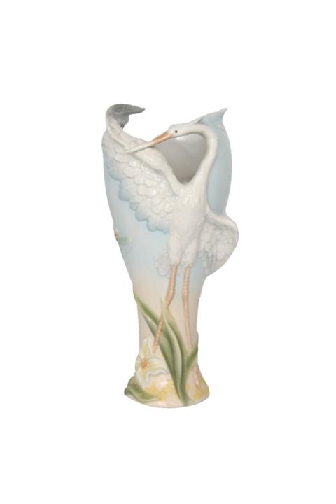 May Gift Shop Akbalıkçıl Figürlü Vazo