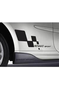 Sticker World Renault Sport Sticker 2 Adet 30 Cm Siyah