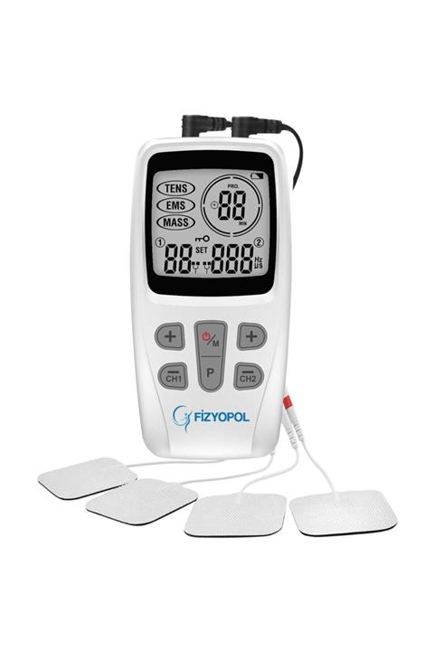 FİZYOPOL 2 Kanallı Dijital Tens Ems Masaj Cihazı R-c4d 3 In 1