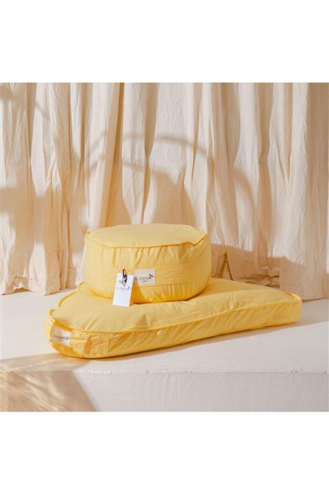 Sjorinn İstanbul Ho’oponopono Meditasyon Minderi Seti (yuvarlak Üst&üçgen Alt)