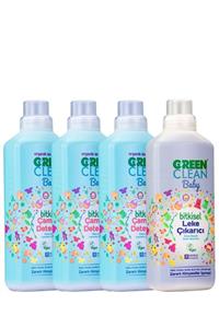 Green Clean Baby Çamaşır Deterjanı 1 lt. + Çamaşır Deterjanı 1 lt Çamaşır Deterjanı 1 lt Leke Çıkarıcı