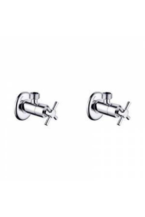 NalburAmca Artı Kafa - Aç Kapa Klozet Taharat Ara Musluk 2 Adet