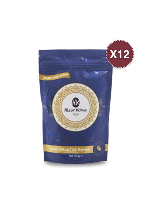 Hisar Kahve Hisar Saray Serisi Damla Sakızlı 100g (x12)