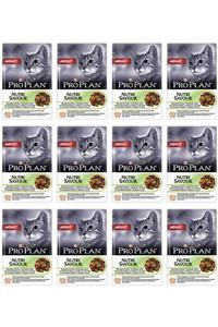 Purina Pro Plan Proplan Pouch Adult Kuzu Etli Yaş Kedi Maması 12*85 Gr