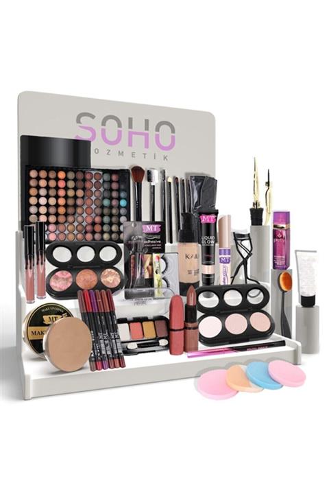 Mardinal Dermacol Porselen Makyaj Seti Kapatıcı Fondoten 211 Maskara Makyaj Fırça Seti Full Makyaj Takımı