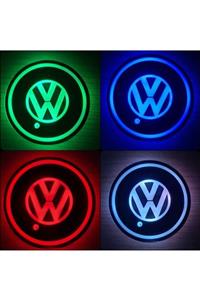 10oto Volswagen Led Işıklı Araç Bardaklık Altı - Vw Barda Altı Led Işık