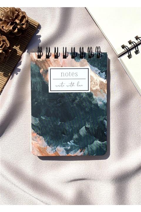 Yaris Note Abstract Spiralli Not Defteri