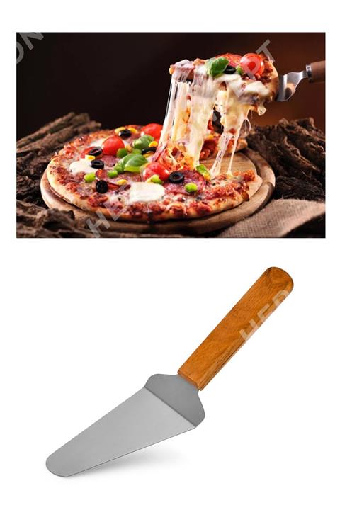 HERA CONCEPT Bambu Saplı Çelik Servis Spatulası