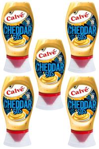 Calve Cheddar Sos 5 Adet X 245 gr