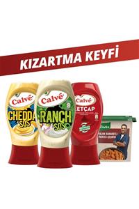 Calve Kızartma Keyfi Ketçap250g, Ranch245g, Cheddar240g, Kajun Patates Çeşnisi120g