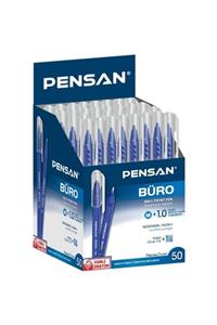 Pensan 2270 Tükenmez Kalem Büro 1 Mm Mavi 50 Li (1 Paket 50 Adet)