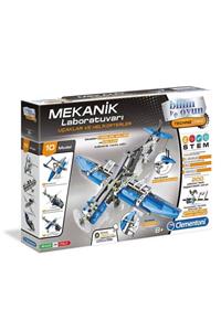 CLEMENTONI 64996 Mekanik Laboratuvarı Uçaklar ve Helikopterler 8 Yaş