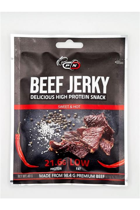 PN Beef Jerky 40 G Sweet & Hot Tatlı Acı Kuru Et Yüksek Protein